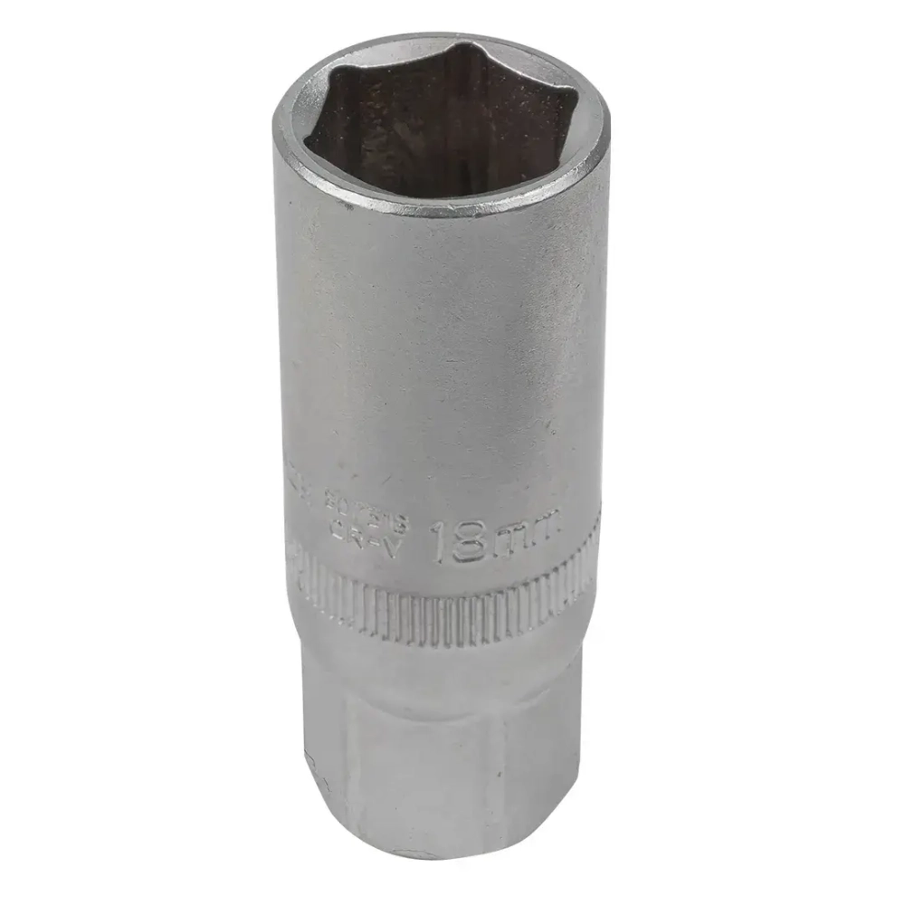 Головка свечная 18мм 3/8''6гр. RockForce RF-807318