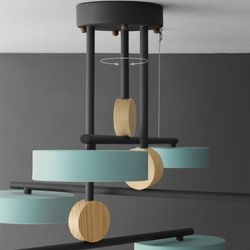 Люстра На Штанге Technum Color Led Blue By Imperiumloft