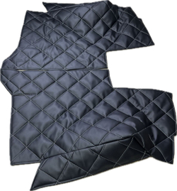 Коврики (утеплитель) под сиденья УАЗ 452 Буханка (белая нить ромб)