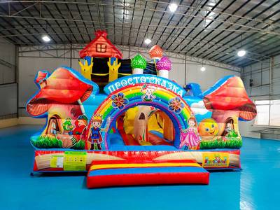 Коммерческий надувной батут «Просто сказка 2», 10*5*6 м