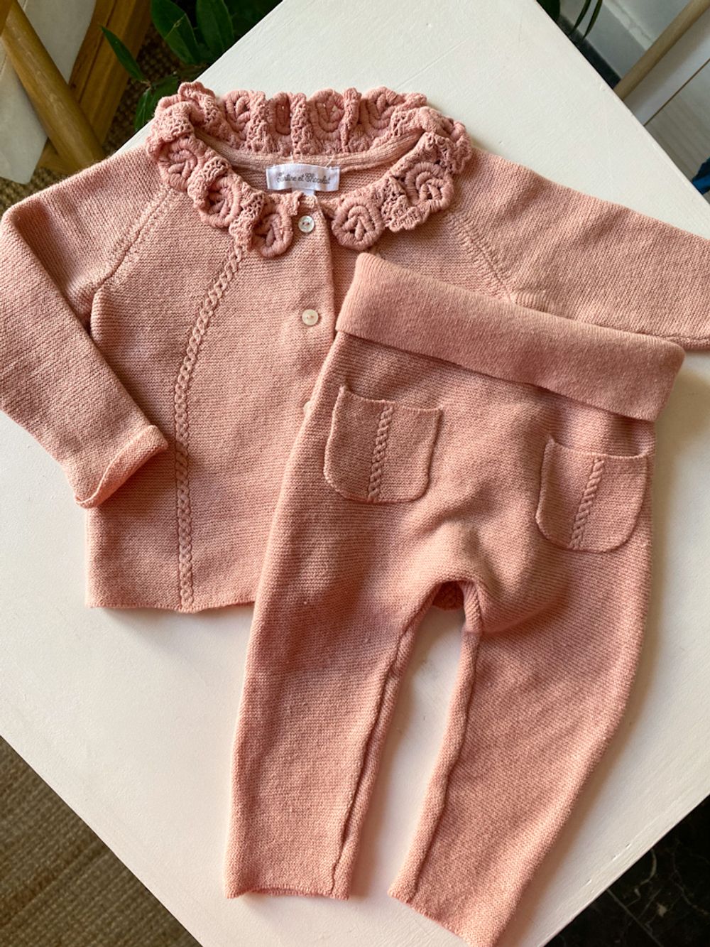 Хлопковый костюм Tartine et Chocolat, 74