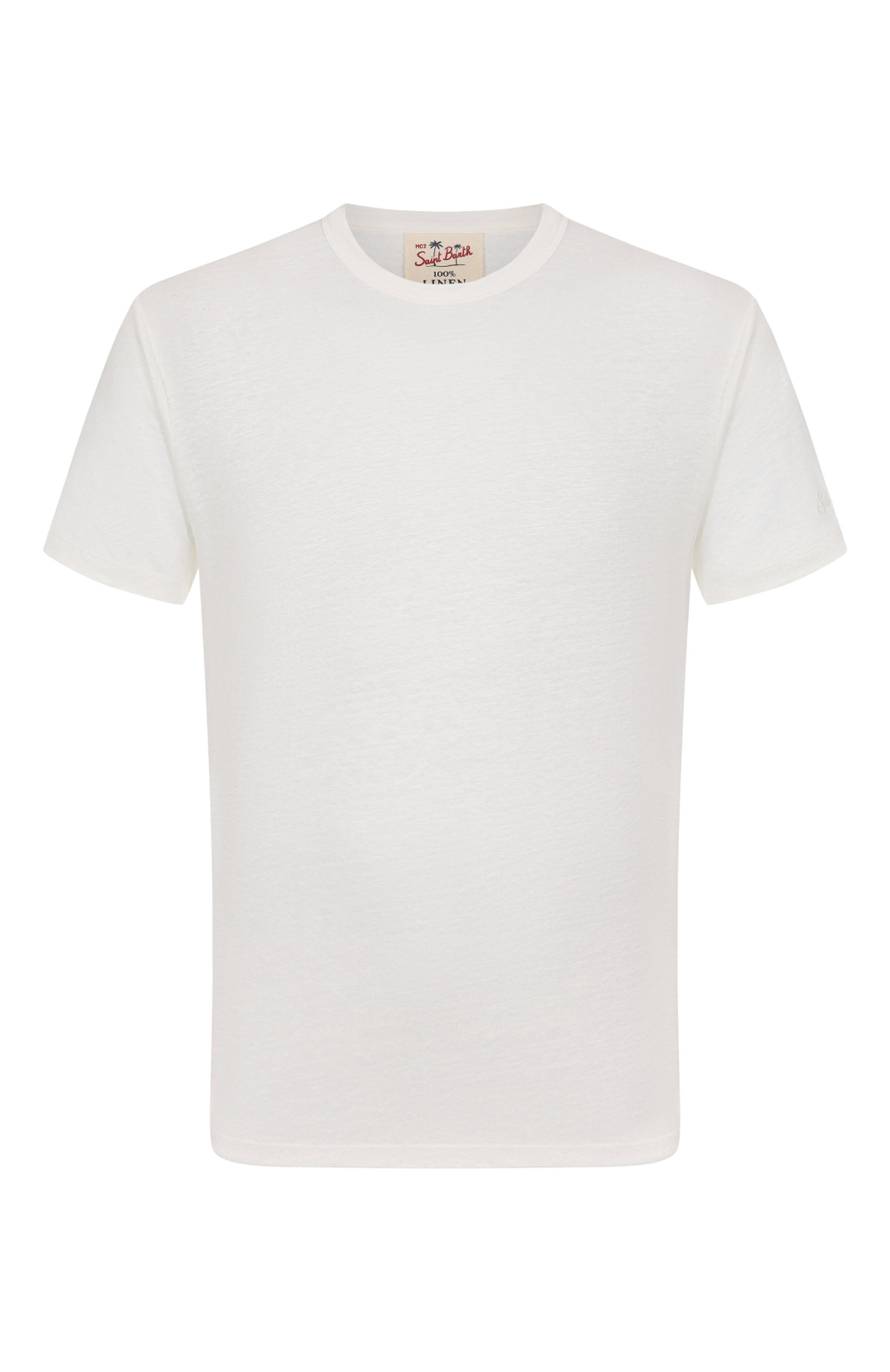 Футболка муж. MC Saint Barth ECSTASEA 01 белый лён