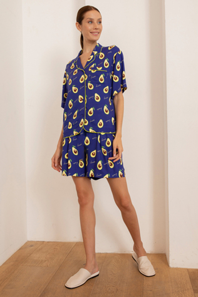 Шорты 56424 Фиолетовый авокадо Laete