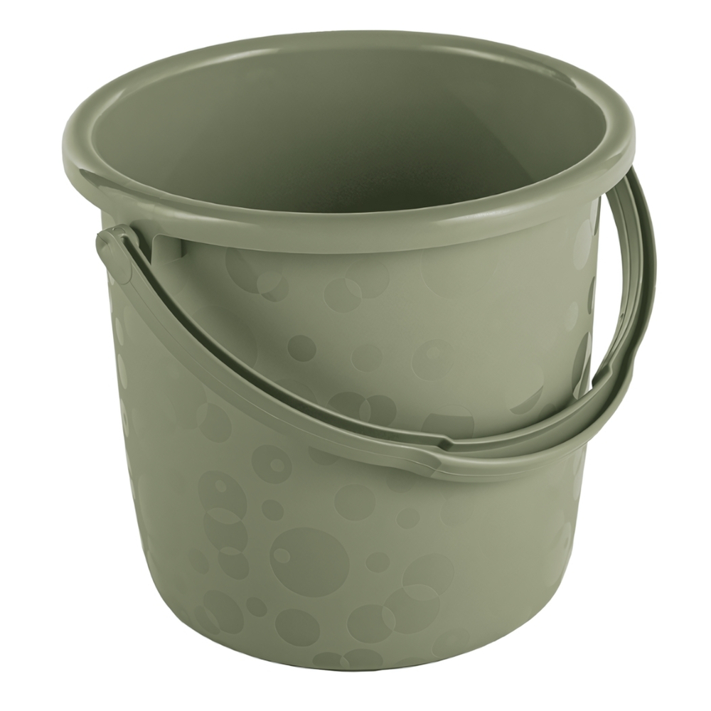 Ведро Люкс 8л цвет оливковый