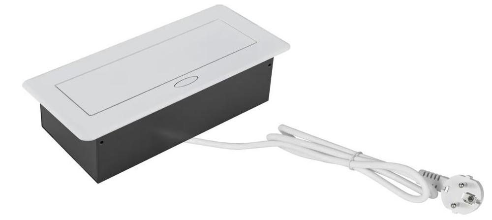 Блок розеток  Cactus CS-SOCKET-EU/USBA-WH