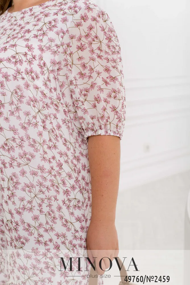 Платье 2459-белый Minova