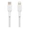 Кабель Belkin Boost Charge Braided USB-C - Lightning 2 м (CAA004bt2MWH) белый