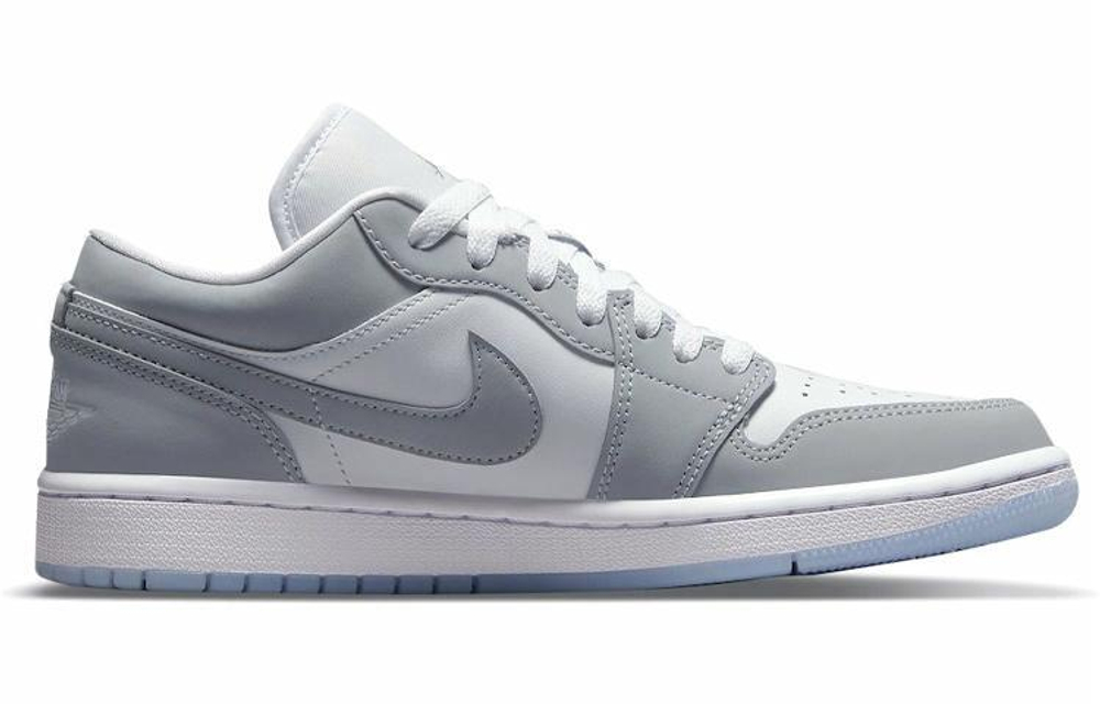 Кроссовки Air Jordan 1 Low "Wolf Grey" (Женская размерная сетка)