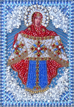 И-22а Набор для вышивания хрустальными камнями Покров Пресвятой Богородицы (мал.)