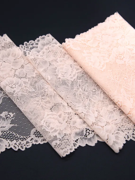 03-215 ОПТ Кружево эластичное 23 см, персик