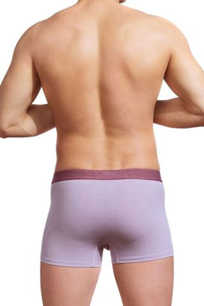 Тонкие трусы-боксеры из рибана (Размер: XXL) (Цвет: сиреневый)