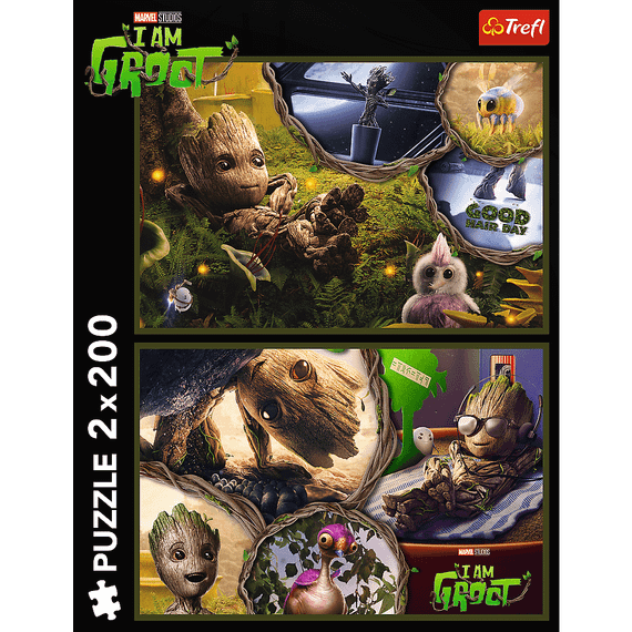 Pazl \ Puzzle \ Пазлы Puzzles - "2x200" - I am Groot / Marvel Guardians of the Galaxy