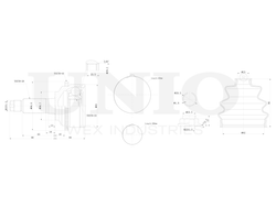 ШРУС внешний UNIO CVJ-20144