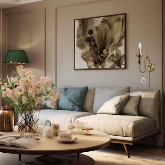 CL437313 Рига Бронза Св-к Бра