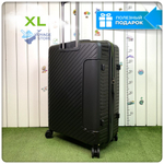 Большой чемодан  Mironpan Model 74, Черный, с расширителем