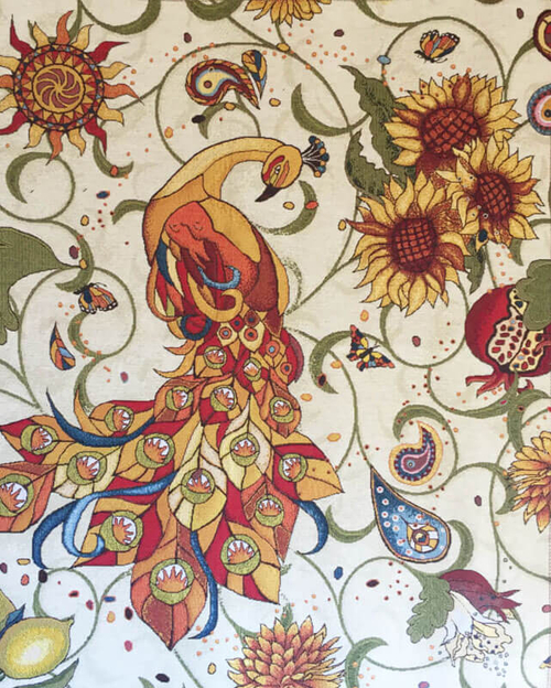 Гобелен в русском стиле Ирий ширина 140 см