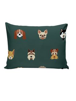 Постельное белье "Dogs " 1,5-сп  наволочка 50х70 1шт Простынь 150х215 см Пододеяльник 145х215 см Сказка сатин