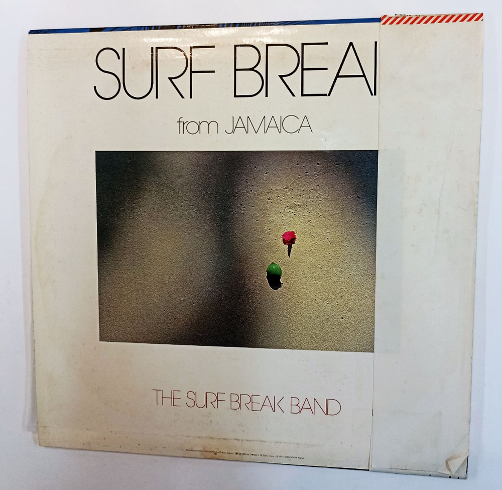 Винтажная виниловая пластинка LP Звуки Океана и Укулеле The Surf Break Band Surf Break From Jamaica (Japan 1977)