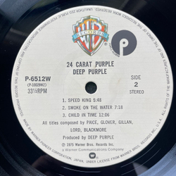 Винтажная виниловая пластинка LP Deep Purple 24 Carat Purple (Япония 1979) (Оби)