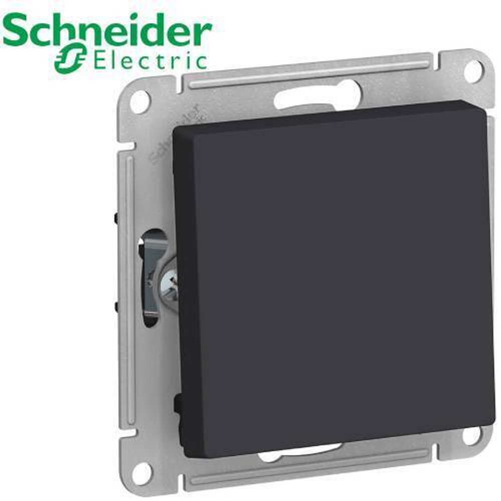 Переключатель перекрестный 1-кл (карбон) AtlasDesign Schneider ATN001071