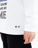 Лонгслив Artem x Kuzma I want to fly away белый