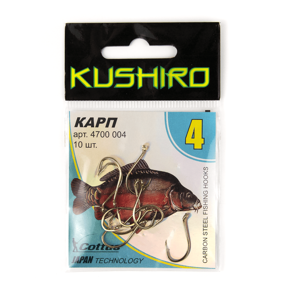 Крючок Cottus Kushiro Карп (10шт)