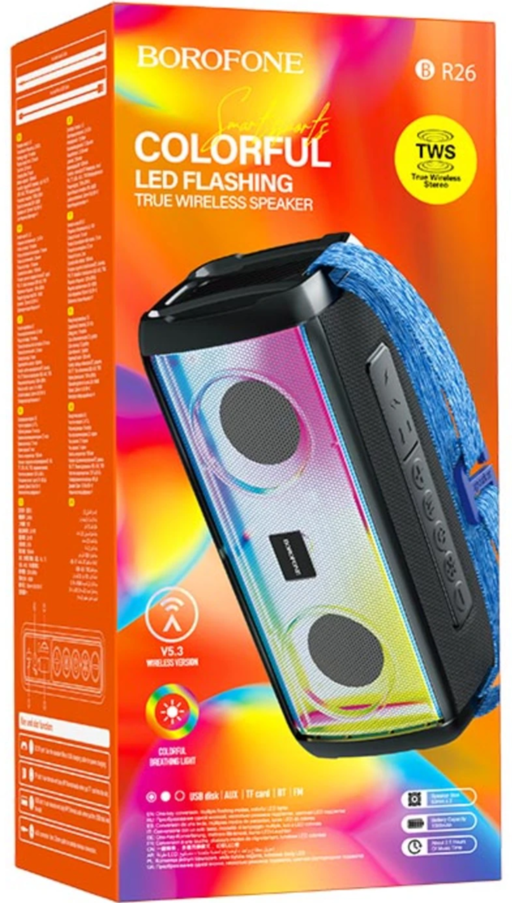 Колонка Bluetooth Borofone BR26 Daring sports black