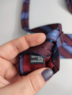 Галстук шелковый в полоску