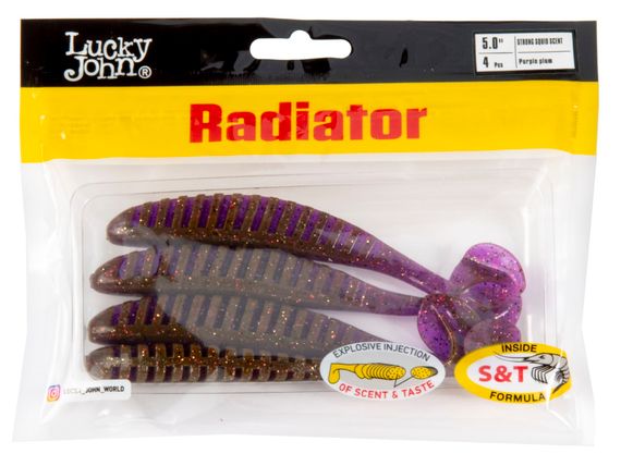 Виброхвосты съедобные LJ Pro Series RADIATOR 5.0"(12,5 см), цв. S13, 4 шт.