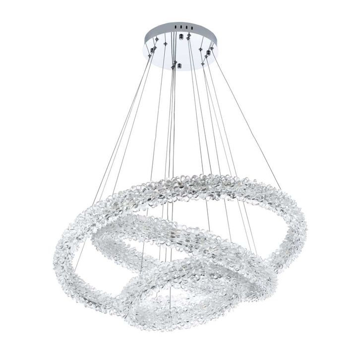 Подвесная светодиодная люстра Modelux Modestyle MS.5002.800.600.400 CR