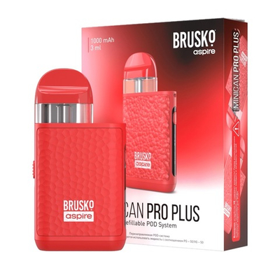 Brusko Minican Pro Plus, 1000 mAh, Красный