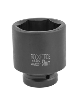 Головка ударная глубокая 1'', 57мм (6гр.) RockForce##Rock FORCE RF-48510057