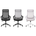 Компьютерное кресло Woodville Rino light gray, white