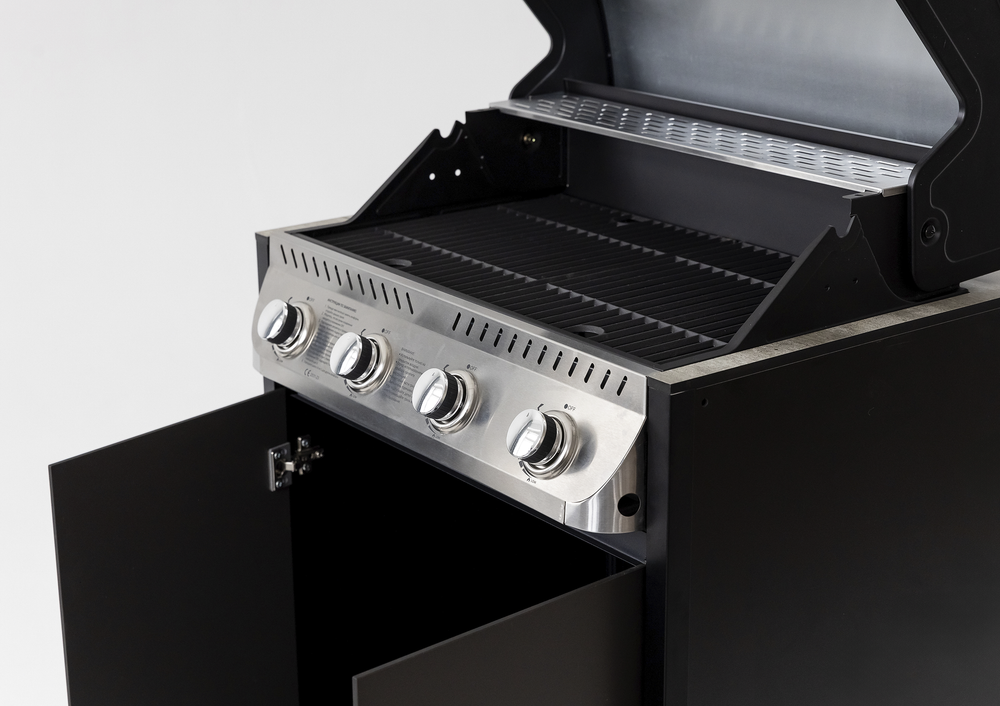 Газовый гриль Lounge D-06G, 79 см, черный/серый каспий