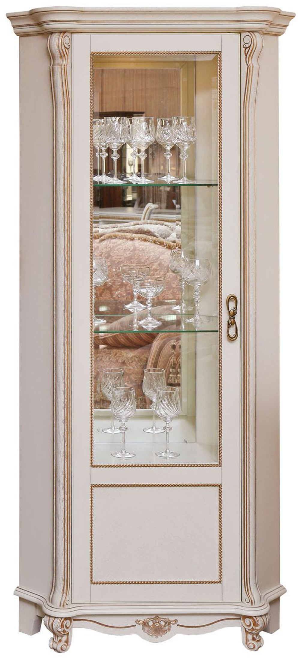 Шкаф с витриной «Алези» П1.350.0.13-01 (П350.13-01)