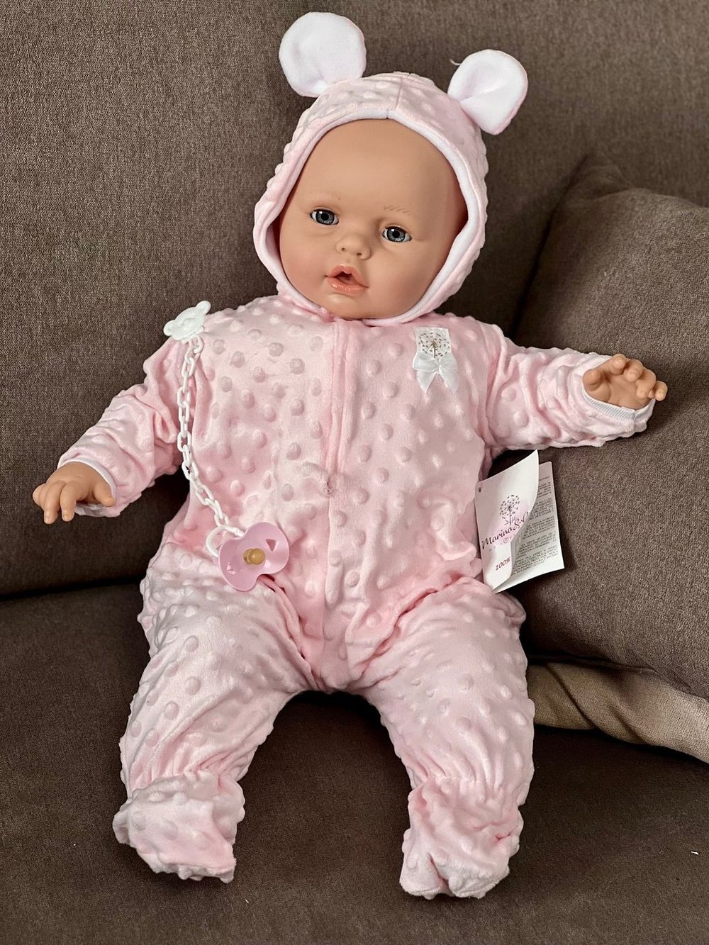 Кукла Реборн Marina and Pau 63cм Paula мягконабивная (M1700K)