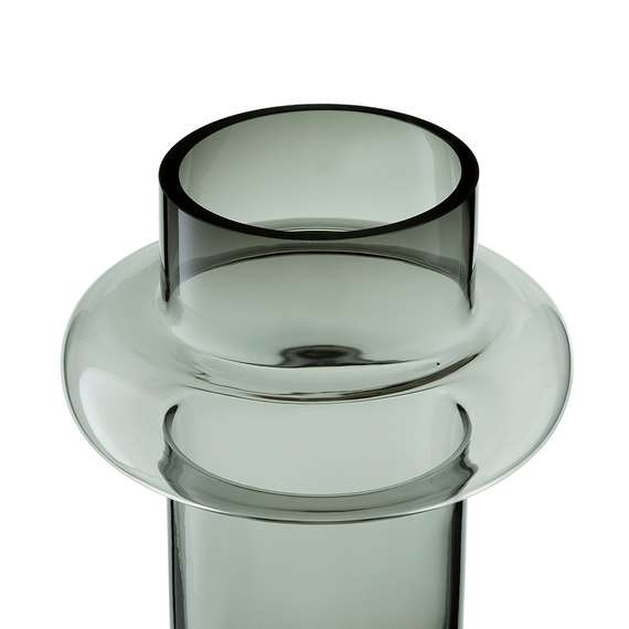 Ваза для цветов Vayr, 26 см, серая