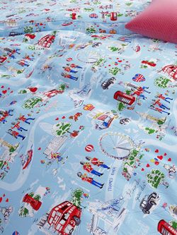 Простынь Сказка "Лондон" 150х215 см, перкаль