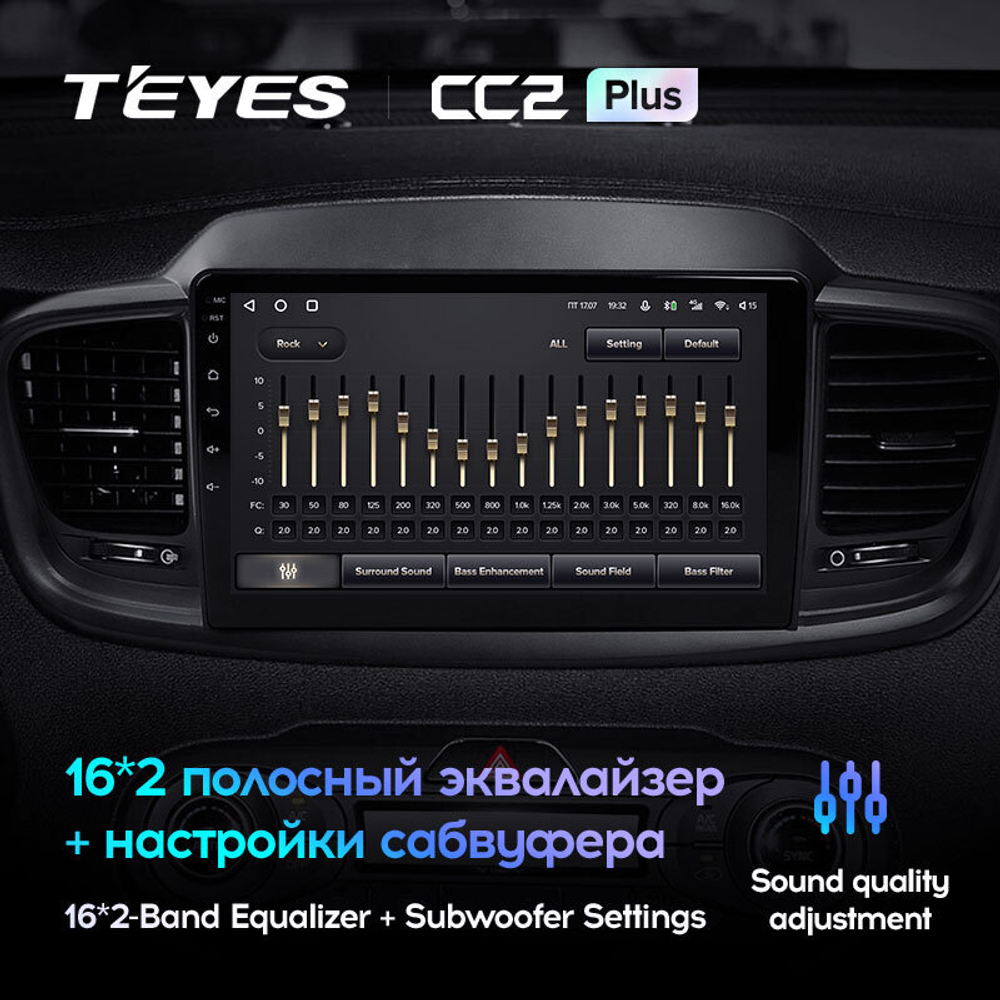 Teyes CC2 Plus 10.2" для KIA Sorento 2014-2017