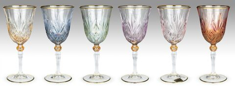 Набор Melody Gold Stemware Cre Art Золотой
