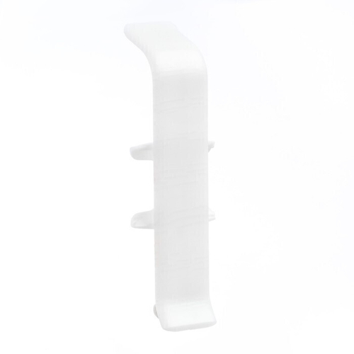Соединитель для плинтуса 85мм "Деконика", 001 Белый