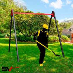 Монтаж уличных качелей Sv Sport