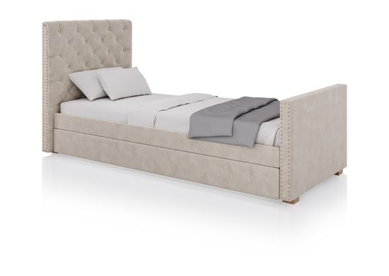 Кровать подростковая Elit soft (бежевый)