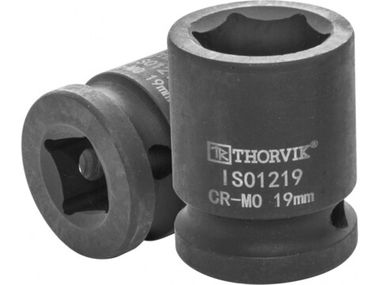 Головка торцевая ударная 1/2"DR,19 мм Thorvik IS01219