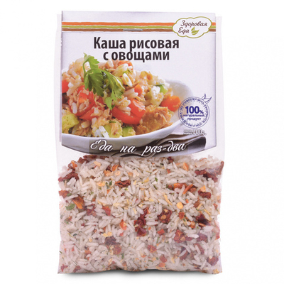 Каша рисовая с овощами 100 г ("Здоровая Еда")