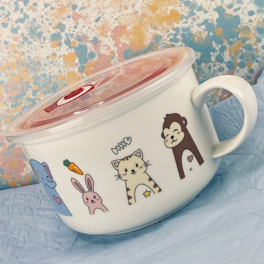 Lenardi 315-008 Бульонница 800мл с крышкой в под.уп.(х24)Фарфор