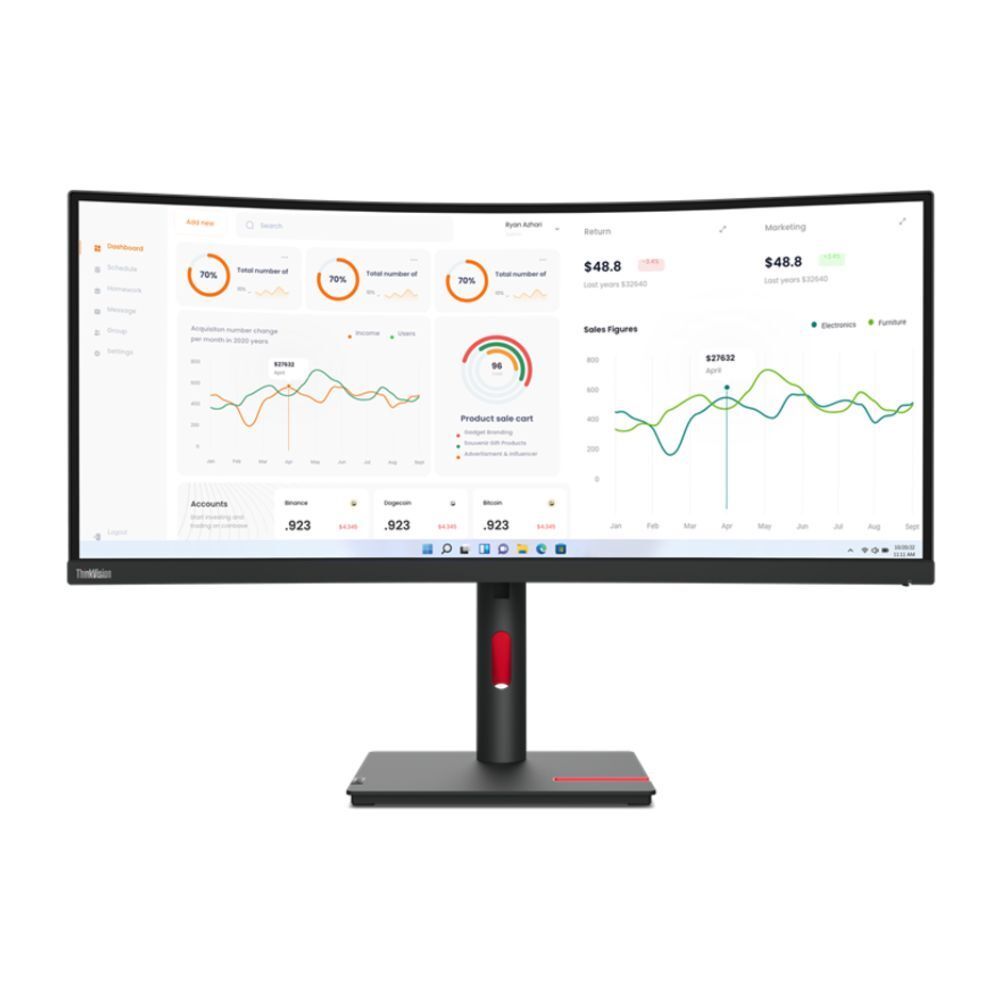 Монитор Lenovo T34w-30 (A223403T0) 34” Monitor (HDMI)