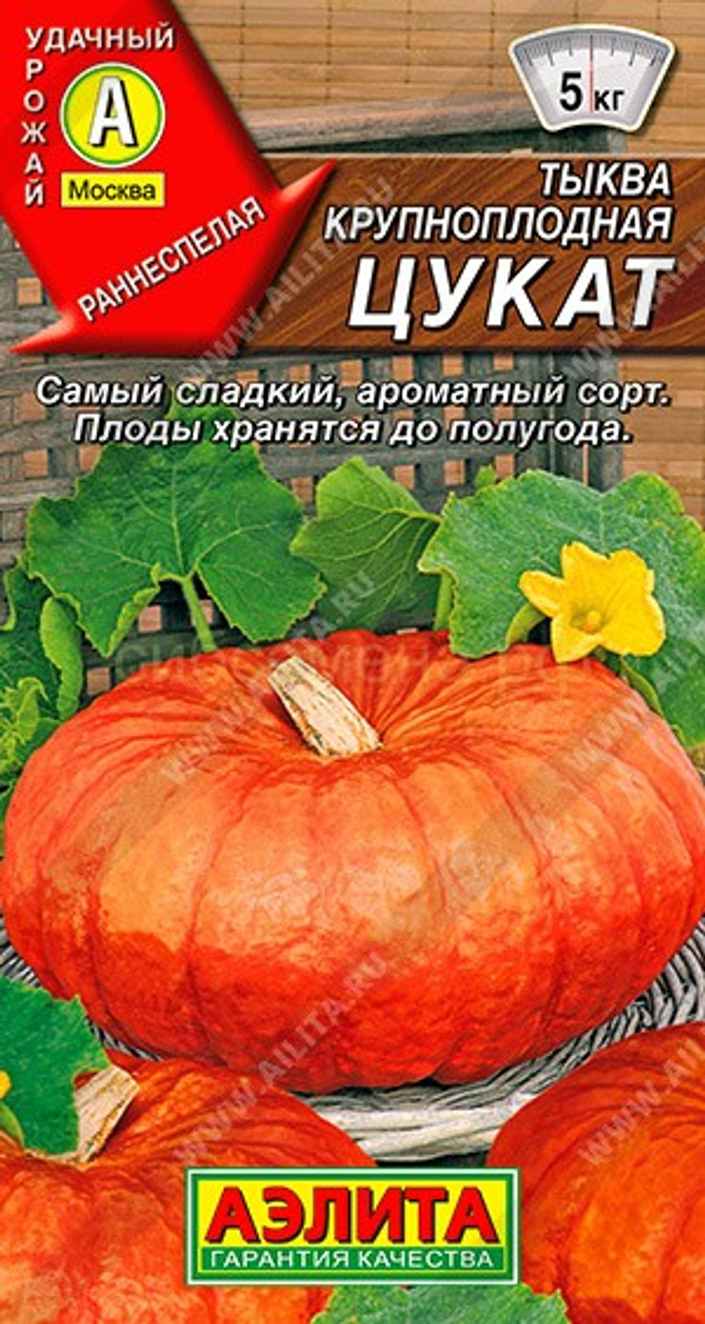 Тыква Цукат 1г крупноплодная Ц Аэлита