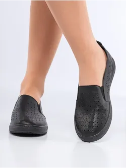 Мокасины летние с перфорацией