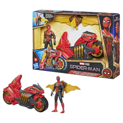 Hasbro Marvel Spider-Man - Мотоцикл Jet Web Cycle и фигурка Человека-паука высотой 15 см. / артикул   F1110  / GTIN 5010993813667